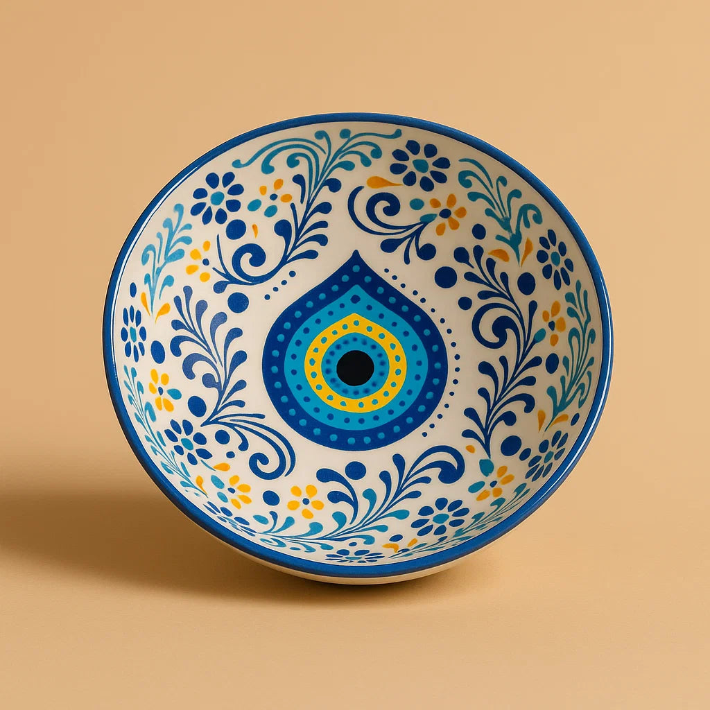 Decorative 6" Ceramic Bowl