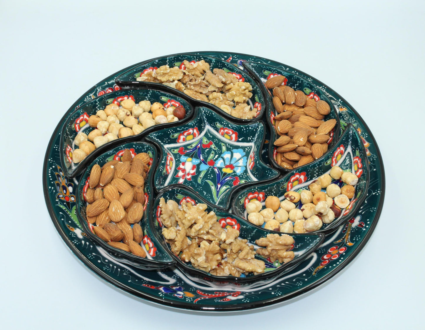 Nuts Ceramic Plates Tray Set gift for Breakfast Dinnerware Serving Set Decorative Ceramic