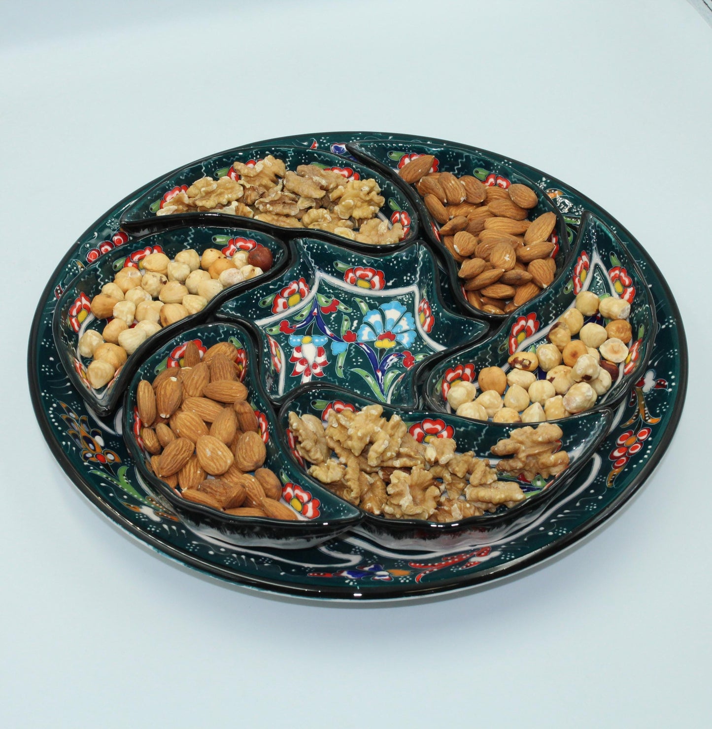 Nuts Ceramic Plates Tray Set gift for Breakfast Dinnerware Serving Set Decorative Ceramic