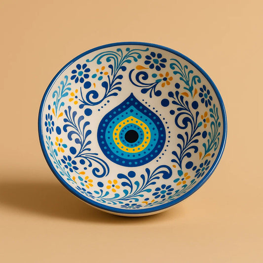 Decorative 6" Ceramic Bowl