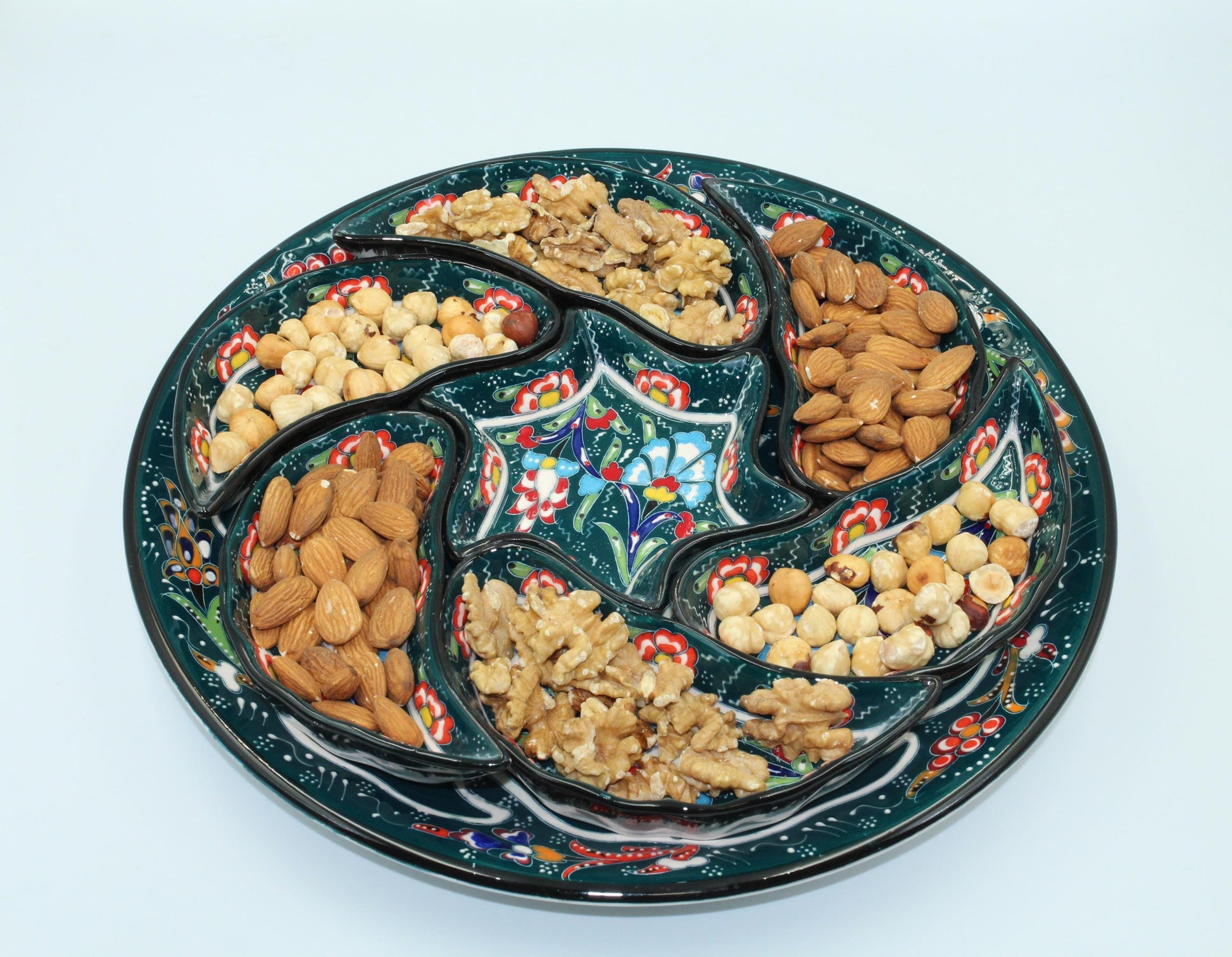 Nuts Ceramic Plates Tray Set gift for Breakfast Dinnerware Serving Set Decorative Ceramic