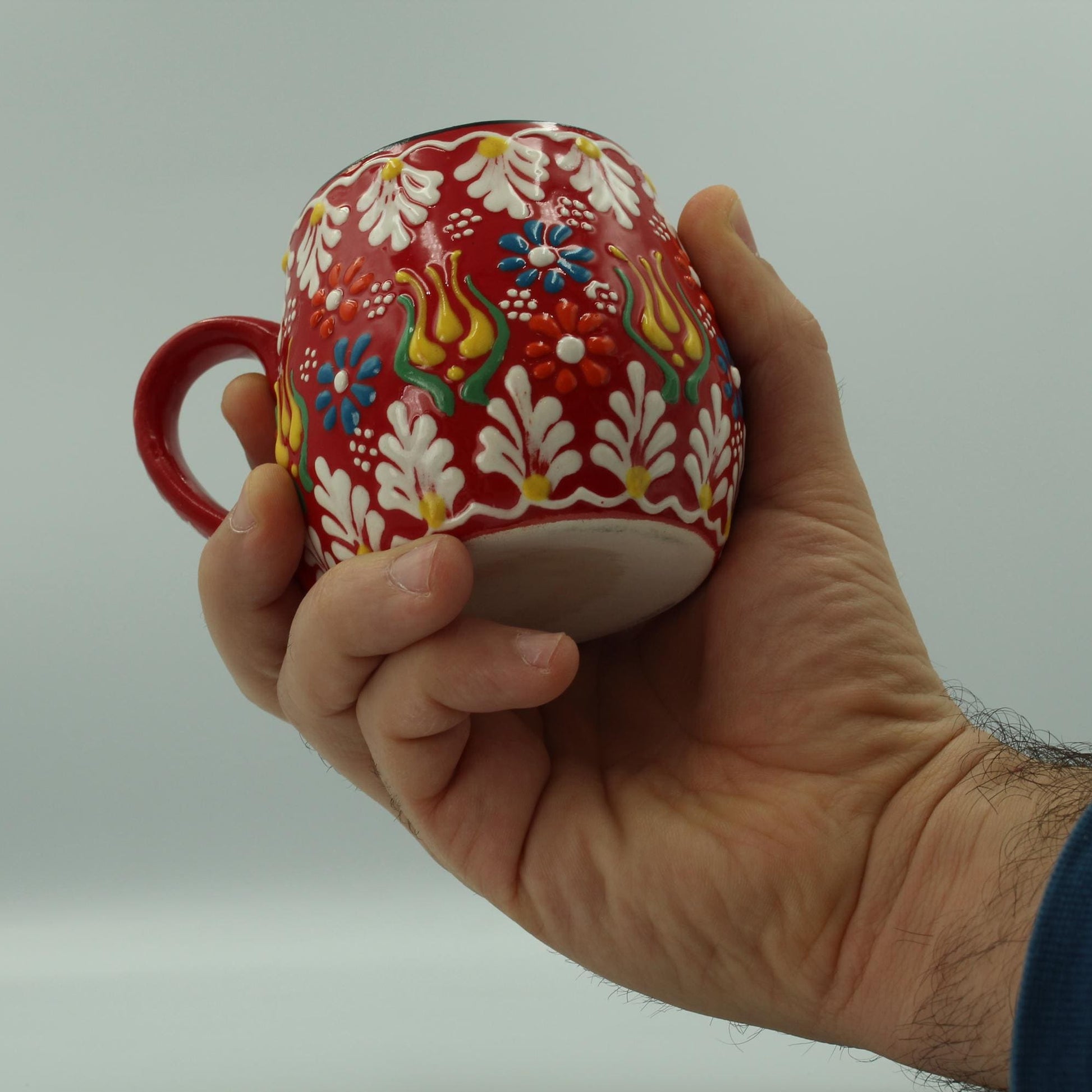 Vibrant Hand-Painted Mug Decorative Gift Boho Home Decor Unique Design for Gifting or Everyday Joy