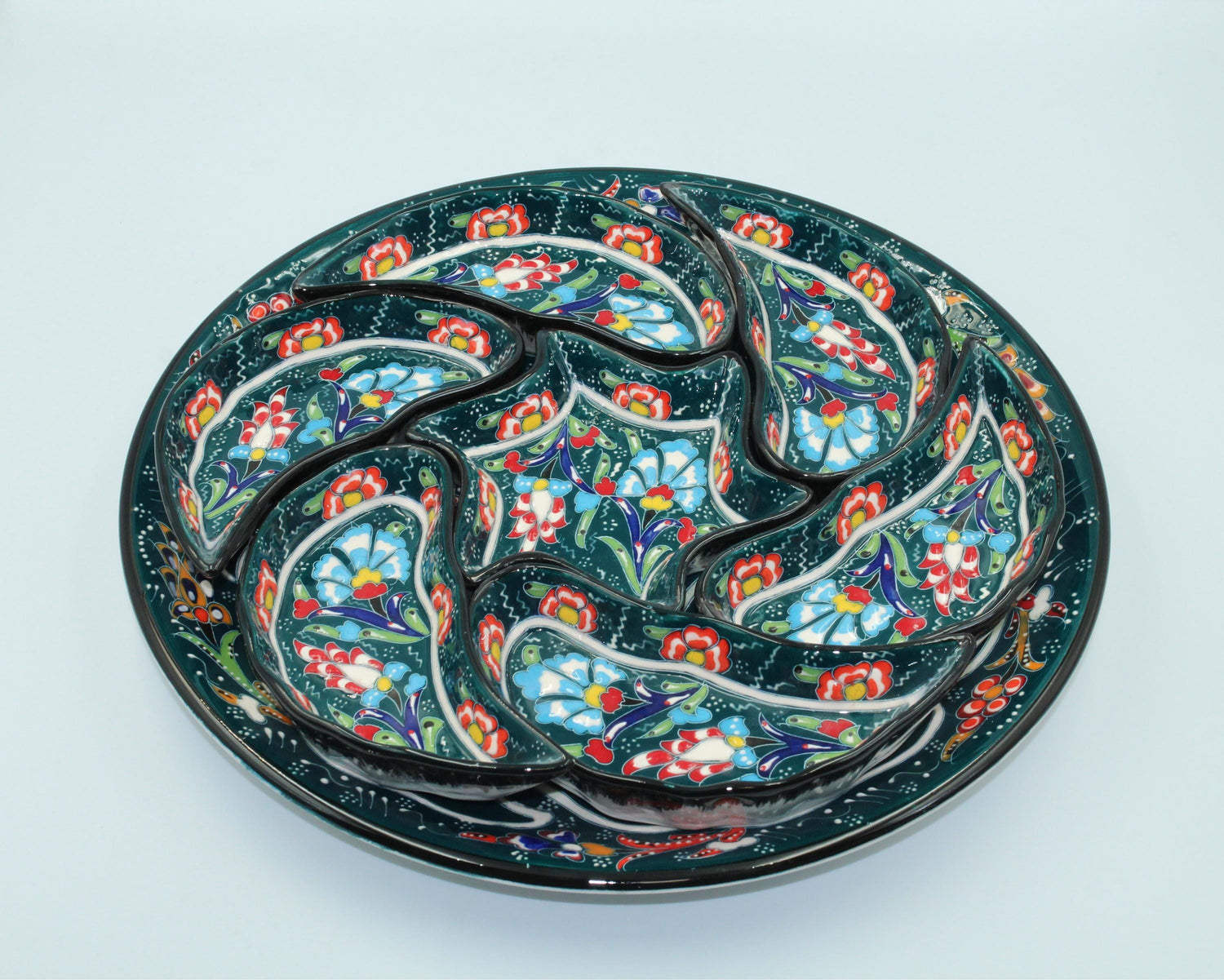 Nuts Ceramic Plates Tray Set gift for Breakfast Dinnerware Serving Set Decorative Ceramic